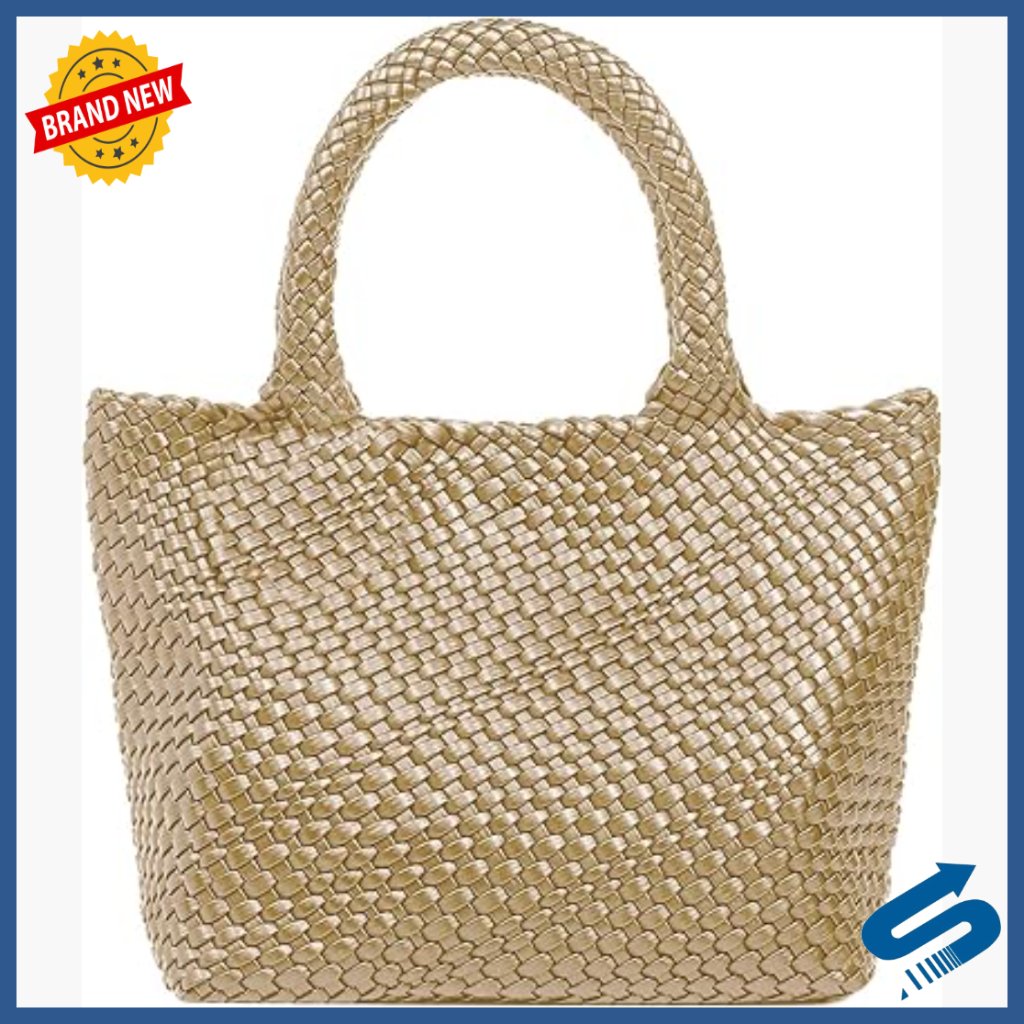 Large Vegan Leather Laptop Tote Bag With Removable Cushion Shoulder Strap